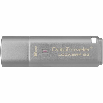 Memorie USB Kingston Data Traveler Locker+ G3, 8 GB, cu criptare hardware, USB 3.0 Memorie USB Kingston Data Traveler Locker+ G3, 8 GB, cu criptare hardware, USB 3.0