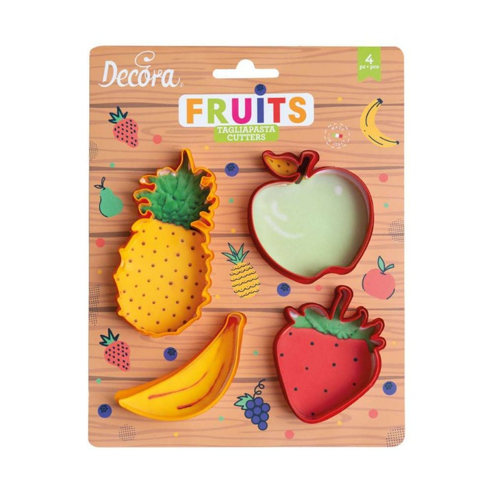 Set decupatoare fructe, 4 buc. - Decora