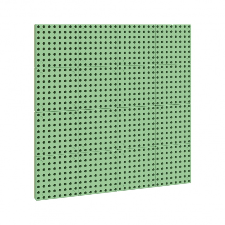 Panou de perete STEM Science Board, Masterkidz, 80x80 cm, Plastic, Verde