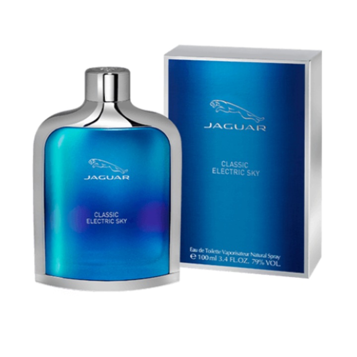 Apa de toaleta, Jaguar, Electric Sky, Aroma florala, 100 ml