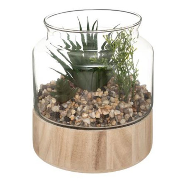 Planta artificiala in vaza, Atmosphera Créateur d'intérieur, Maro/Verde