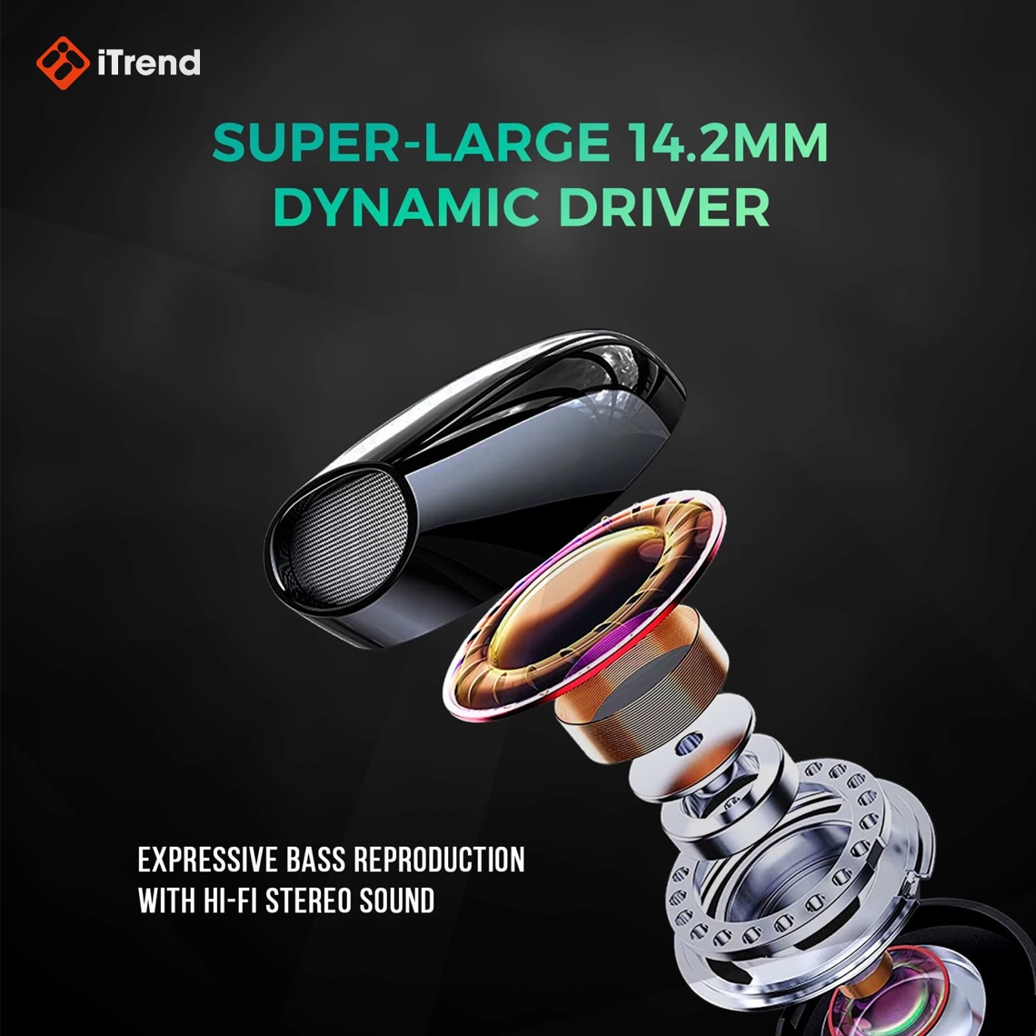 Casti iTrend, Stereo cu conector USB-C, 1.2m, comenzi, functie apel si microfon pe fir, format Semi In-Ear, universale, H259, Negru