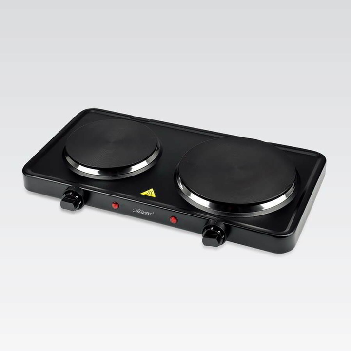 Maestro MR-772-2 Elektromos főzőlap - Fekete (MR-772-2)