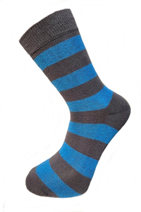 Sosete Barbati, Rogalu, Gri, Cu dungi, 39-41