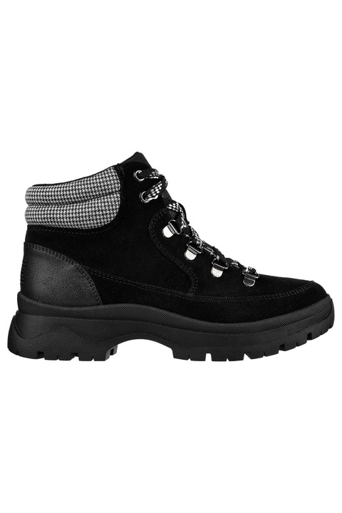 Ghete femei Bobs Broadies Mighty Hike, Skechers, Negru, Negru