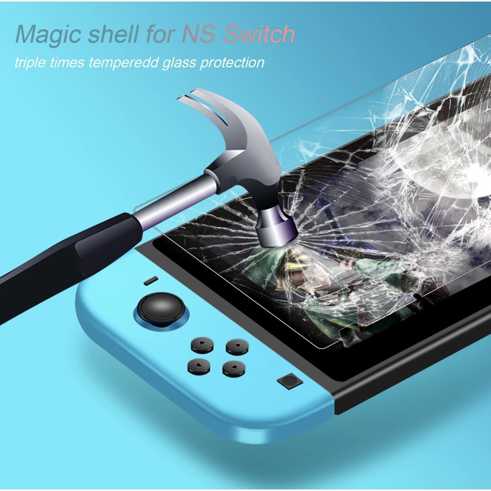 Set Folii Sticla Compatibil Cu Nintendo Switch Oled Defenslim