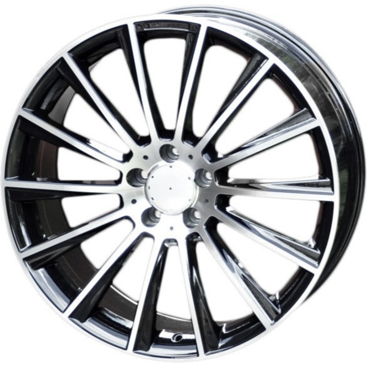 Set 4 jante, PDW, Aluminiu, 1048/1017, 18x8.5 inch, 5x112, ET43, MBPC, Argintiu