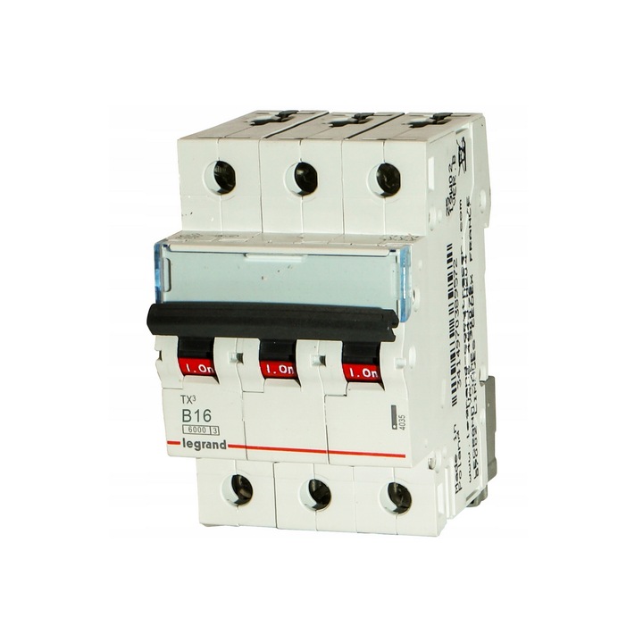 Intrerupator de circuit 6kA AC 3P B16A Legrand TX3 403402