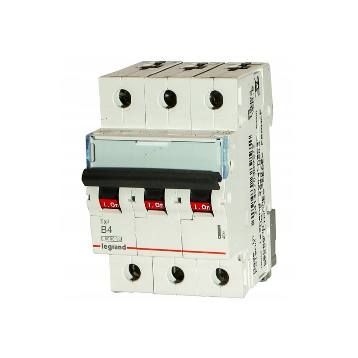 Intrerupator de circuit 6kA AC 3P B4A Legrand TX3 403397