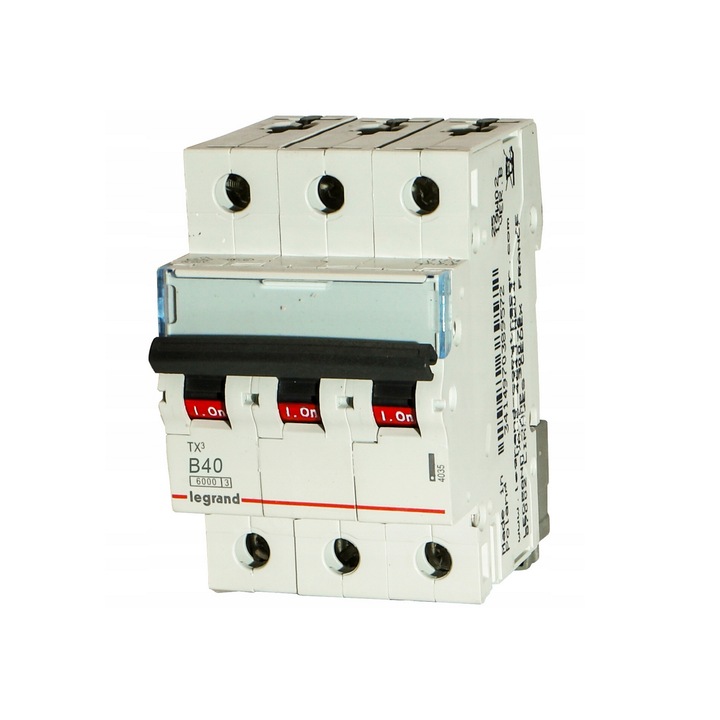 Intrerupator de circuit 6kA AC 3P B40A Legrand TX3 403406