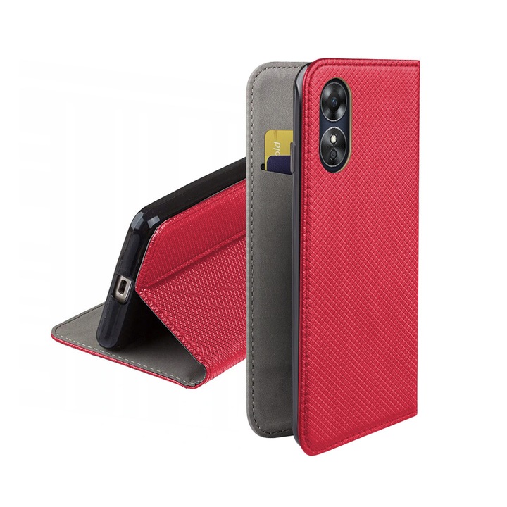Husa protectie telefon, MARTECH, Pentru OPPO A17, Rosu