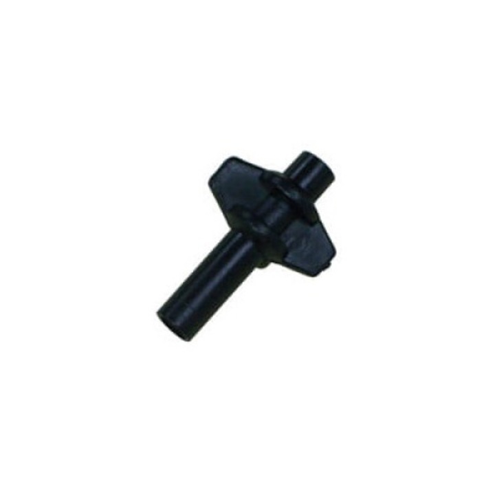 Fluturas cu capac PAWN-CT8, Dixon, Plastic ABS, 8 mm, Negru