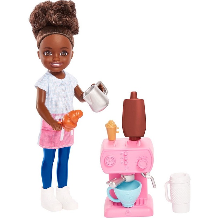 Papusa Barbie, Chelsea Baristacu accesorii