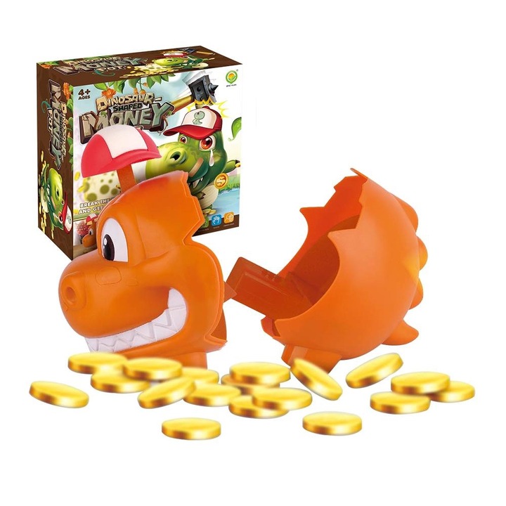 Társasjáték - Dino malacpersely, 39 db