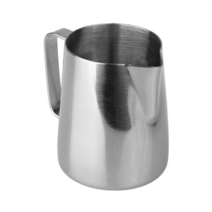 Cana barista, Rhinowares, Inox, 360 ml, Argintiu