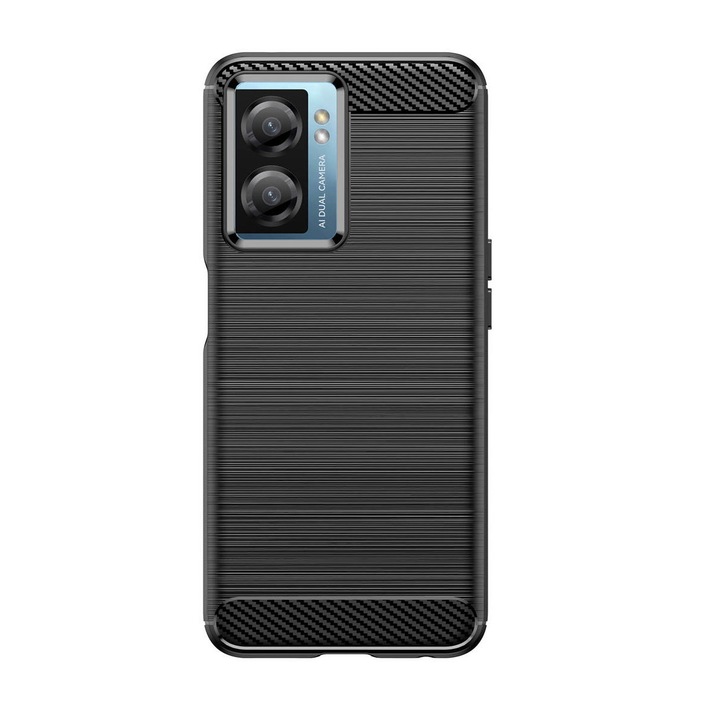 Carcasa Flexible Carbon compatibila cu Oppo A57 / A57s / A57e / A77 Black