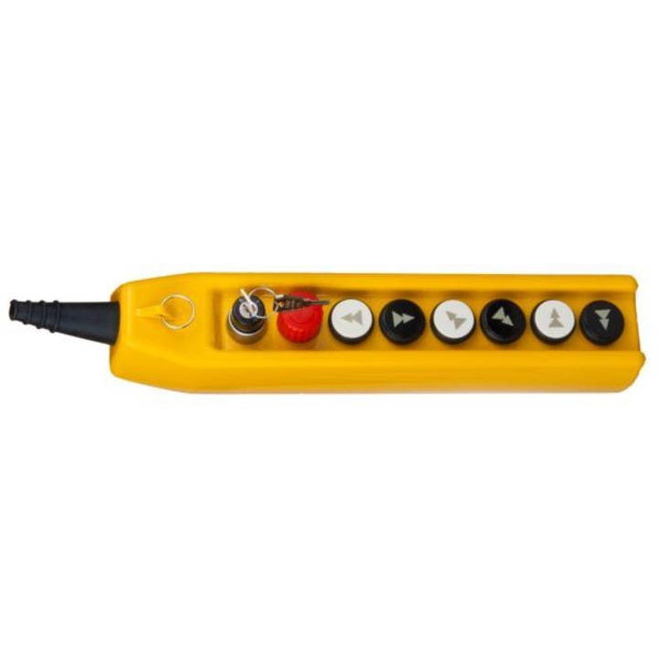 Vonalzó PKS-8W03, Spamel, IP65, sárga/fekete