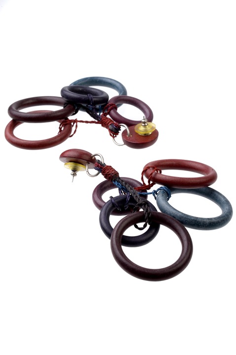 Cercei, Gloria Maris, Handmade, Wood02355 Visiniu, 10 x 5 cm