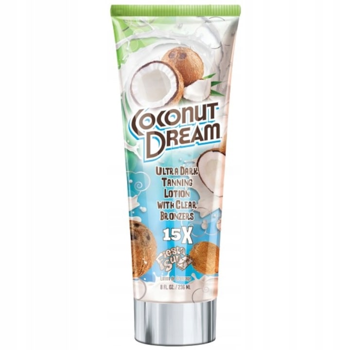 Önbarnító krém Coconut Dream Coconut X15 Dooo Tanning, Fiesta Sun, 236 ml