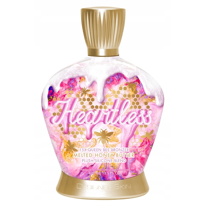 Bronzos krém Heartless Fényvédő, Designer Skin, Karamell, 400 ml