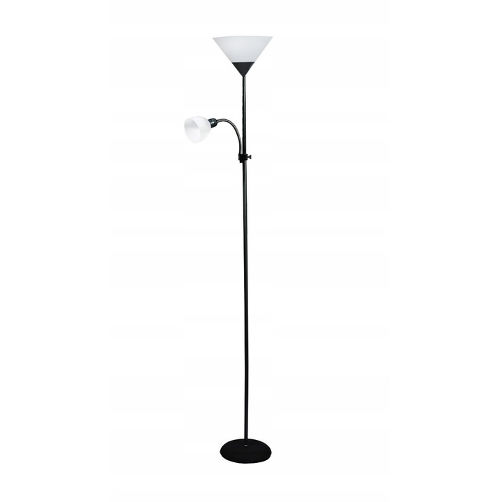 Volteno LED állólámpa Cleo E14+E27 fekete, 176 cm
