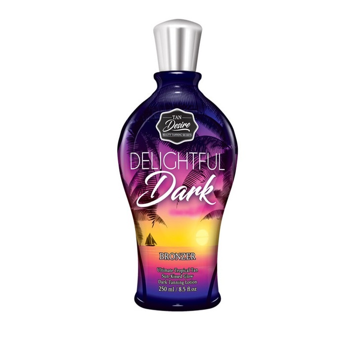 Barnító krém Delightful Mega Dark Broooonzer Tanning, Tan Desire, 250 ml