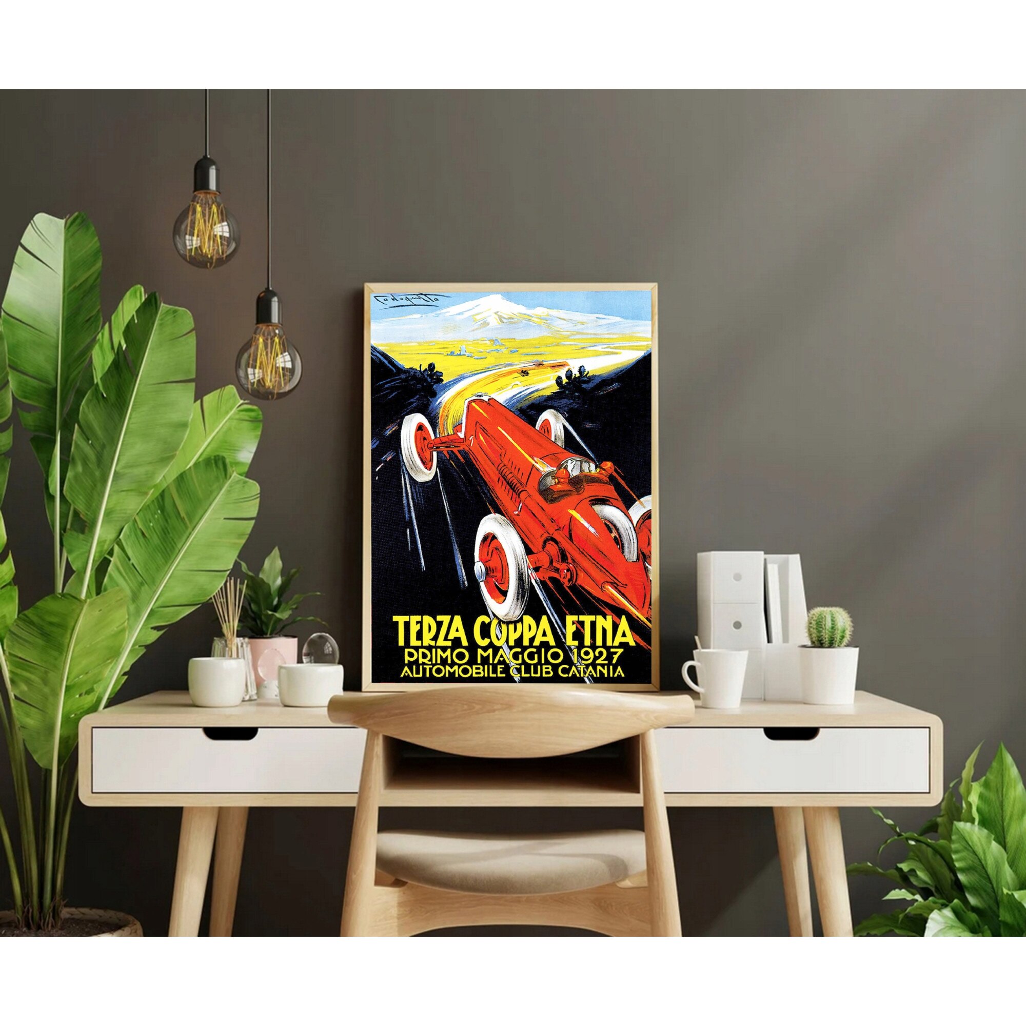 Italy Racing Posters Poster Grand Prix Racing Italy Racing Cars A3 - eMAG.ro