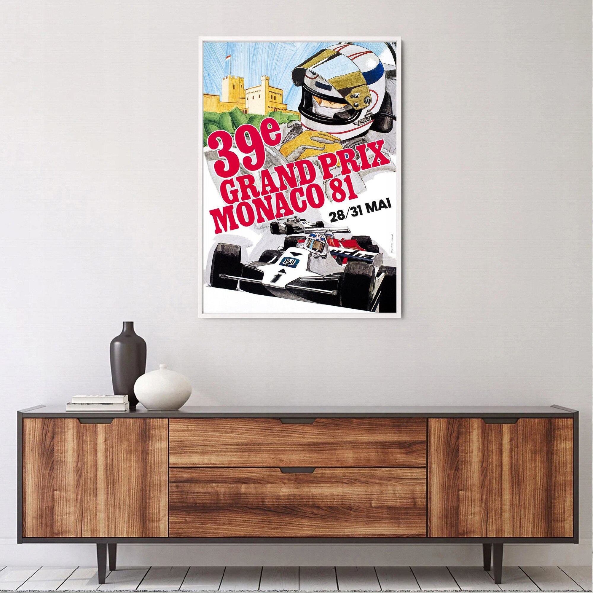 Poster De Perete Grand Prix Monaco 81 Formula 1 - eMAG.ro