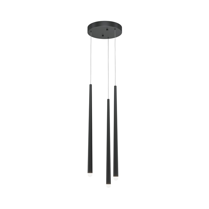 LED полилей Maytoni Modern Cascade, Черен, LED 19W, 1400lm