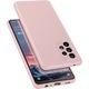 Premium силиконов калъф за Samsung A33, розов, ултра тънък, силикон, вътрешност от микрофибър