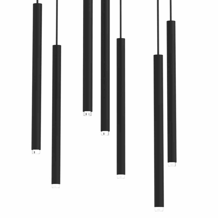 Полилей, Milagro, Metal, LED, Черен