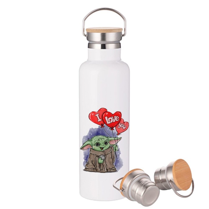 Sticla tip termos, 500 ml, Inox, Multicolor