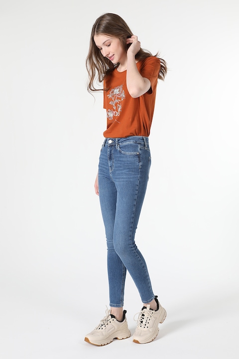 COLIN'S, Blugi super slim fit 760 Diana, Albastru