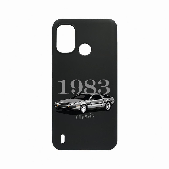 Силиконов калъф BestCase за Nokia C31, Classic Car, Black Silicon Series, B 813