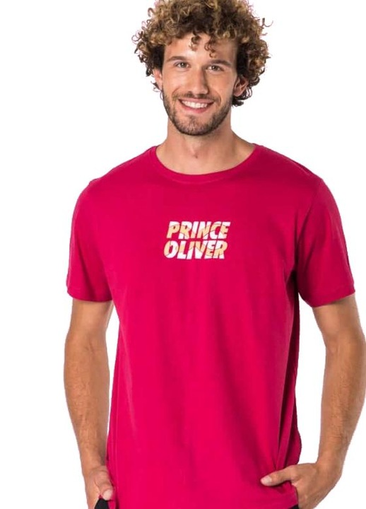 Tricou barbati Prince Oliver, Bumbac, Roz, 2XL