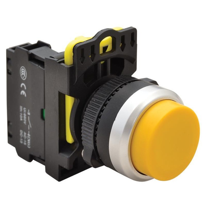 Buton NYG3-HY, Tracon Electric, IP65, Galben