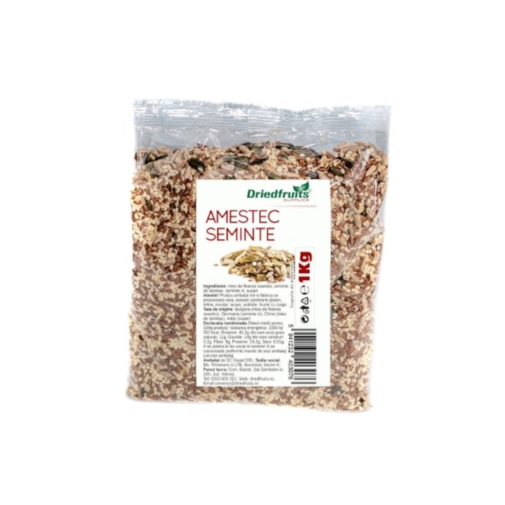 Amestec miez & seminte crude - 1 kg