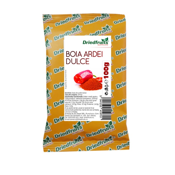 Boia Ardei Dulce 100gr, Driedfruits