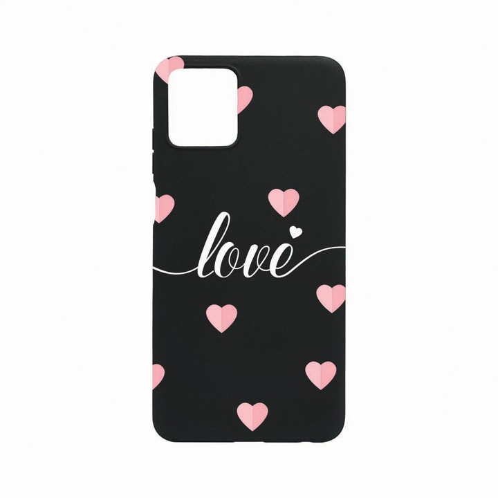 Husa BestCase® Slim SIlicon 0.8MM, Compatibila Cu Nokia G42 5G / G310 5G, Love Flying Hearts, Rezistenta la uzura, B 85