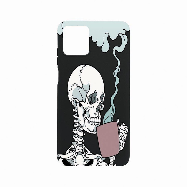 Husa BestCase® Slim SIlicon 0.8MM, Compatibila Cu Nokia G42 5G / G310 5G, Skull, Rezistenta la uzura, B 252