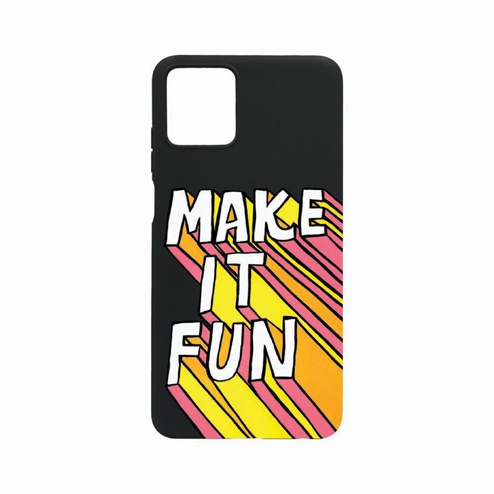 Husa BestCase® Slim SIlicon 0.8MM, Compatibila Cu Nokia G42 5G / G310 5G, Make It Fun, Rezistenta la uzura, B 494