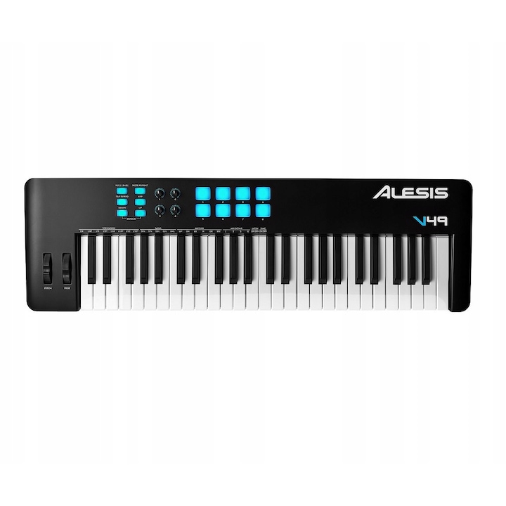 Claviatura MIDI, ALESIS, V49 MK2, USB, Multicolor