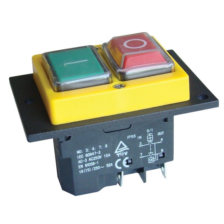 Intrerupator de siguranta releu SSTM-02, Tracon Electric, IP 55, Multicolor