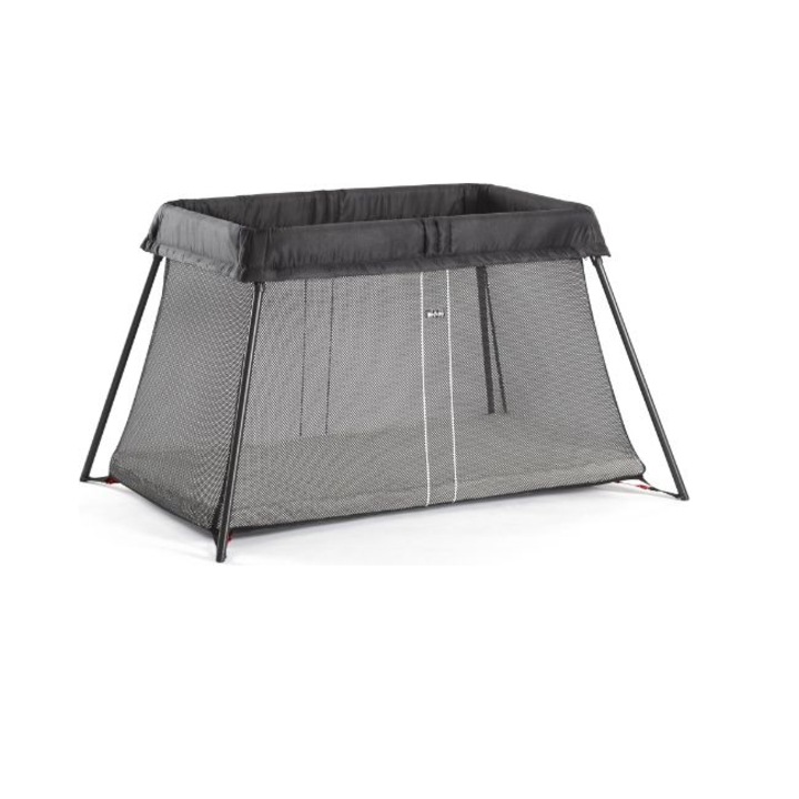 BabyBjorn LIGHT összecsukható ágy, 74x112 cm, Fekete
