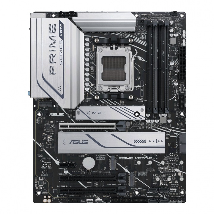 Placa de baza Asus PRIME X670-P-CSM, AMD AM5, DDR5, PCIe 4.0
