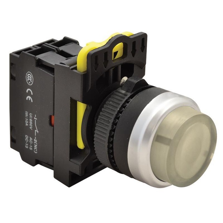 Világító vezérlőkapcsoló NYK3-HLW, Tracon Electric, Fehér