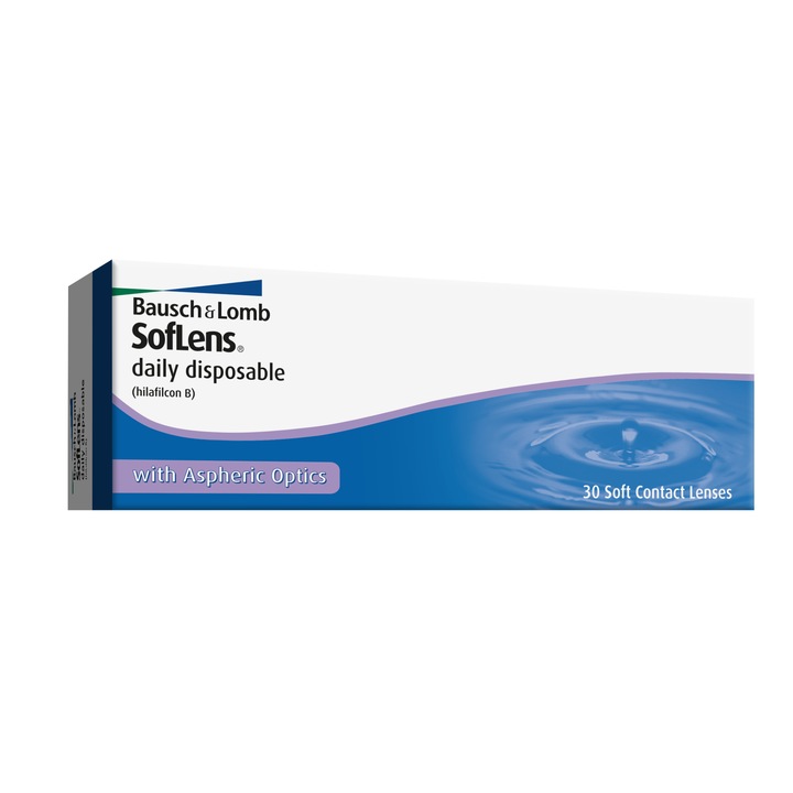 Контактни лещи Soflens Daily Disposables, диоптър -1.75, 30 р./кутия