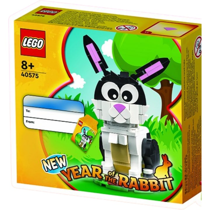 Lego Year of the Rabbit nyuszi építőkészlet, 8+ év, 194 db, többszínű