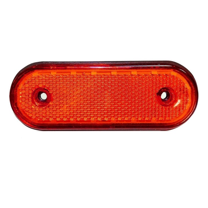 LED e-marker, rosu, gabarit pentru camion, autobuz, duba, rulota, platforma 12V