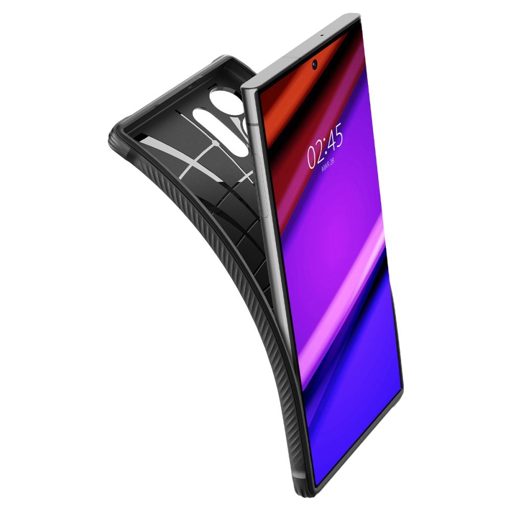 Husa Spigen compatibila cu Samsung Galaxy S23 Ultra Matte Black
